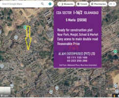 5 Marla Plot for Sale  I-162  ISLAMABAD  CDA SECTOR
