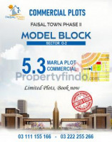 5 Marla Commercial plot Faisal Town