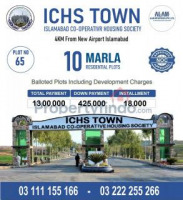 ichs town 10 marla plot for sale . Islamabad cooperative housing society