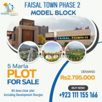 Faisal Town O Block 5 Marla Plot , Model Block, Sector O, Islamabad